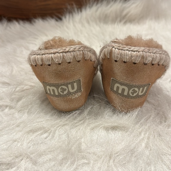 Mou Boot Eskimo Infant metallic leather size M pre-owned. - Picture 3 of 11